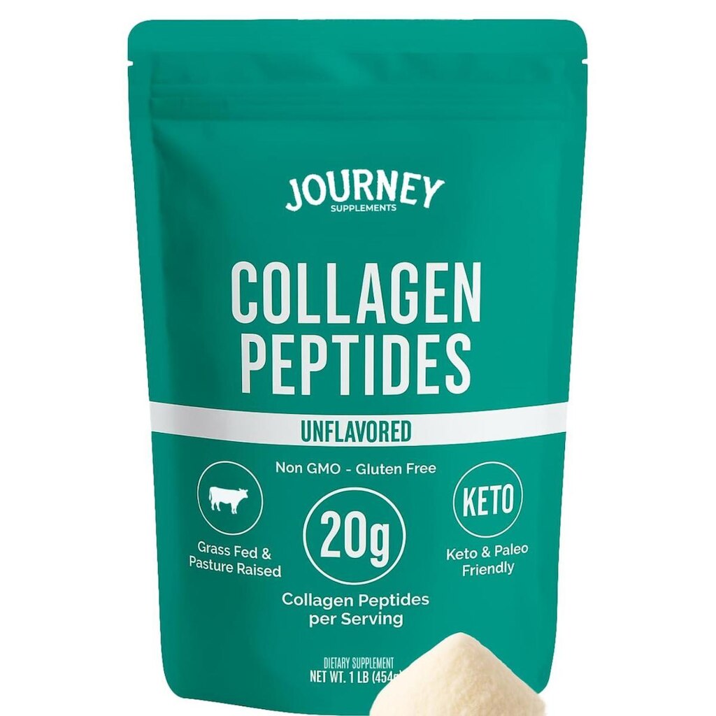 Peptídeos de colágeno em pó Journey Supplements 454g sem sabor