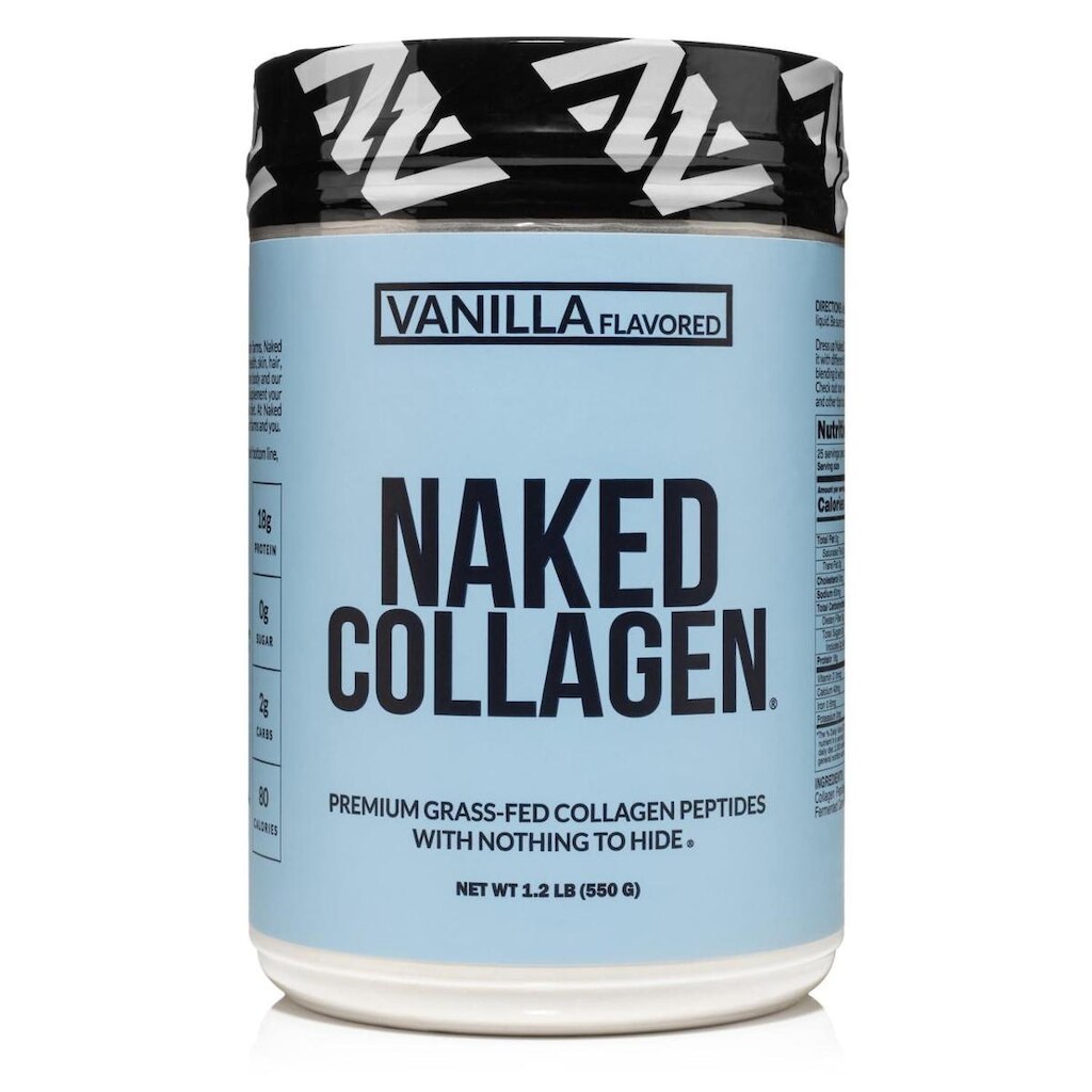 Peptídeos de colágeno em pó NAKED Vanilla 600mL