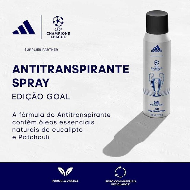 Perfume Adidas Uefa Goal Kit - Perfume Masculino + Desodorante Kit