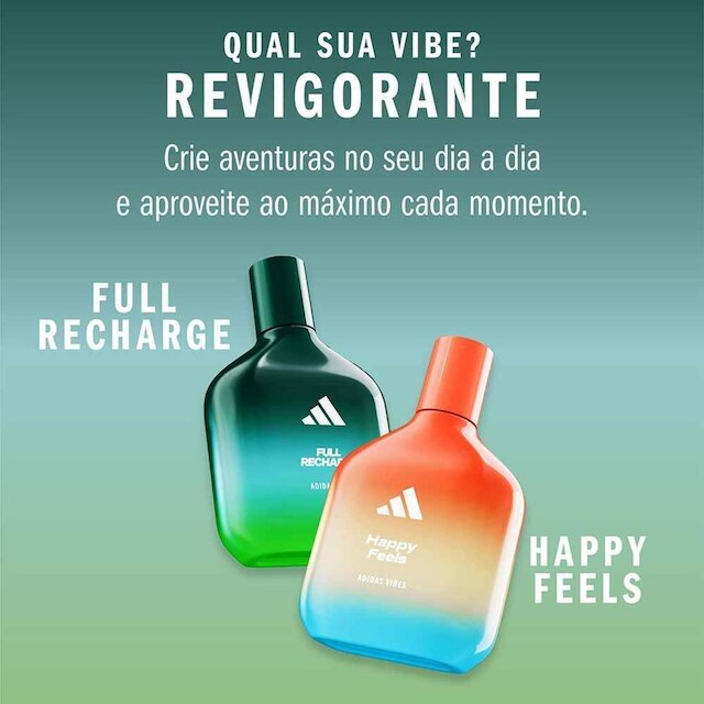 Perfume Adidas Vibes Full Recharge Eau de Parfum Masculino 100ml