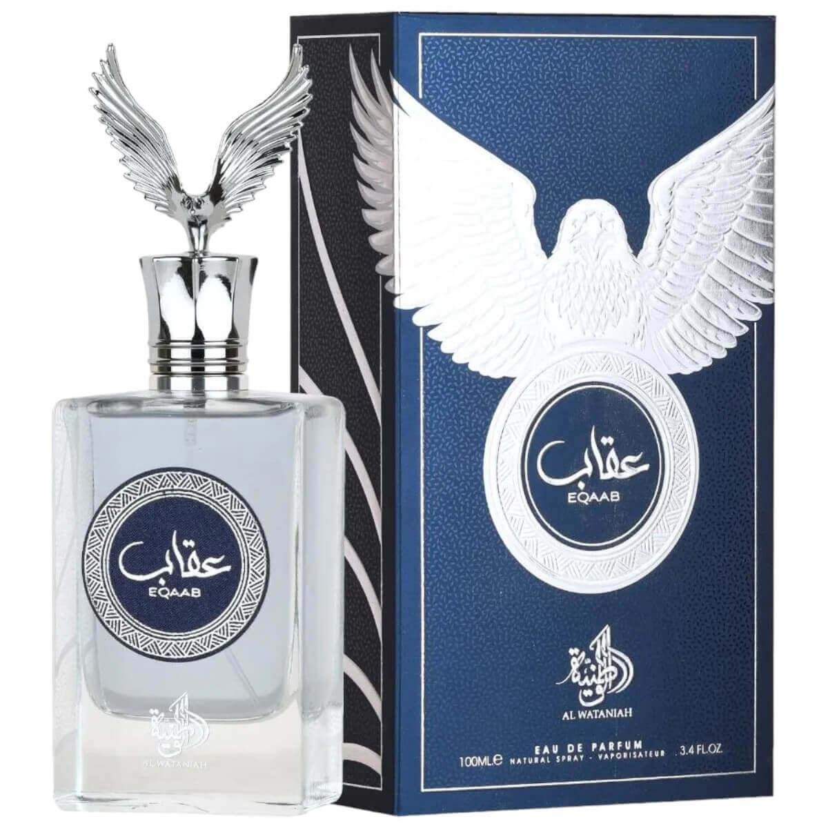 Perfume Arabe Al Wataniah Eqaab EDP 100ml Masculino Menor preço em Perfume Arabe Al Wataniah Eqaab EDP 100ml Masculino