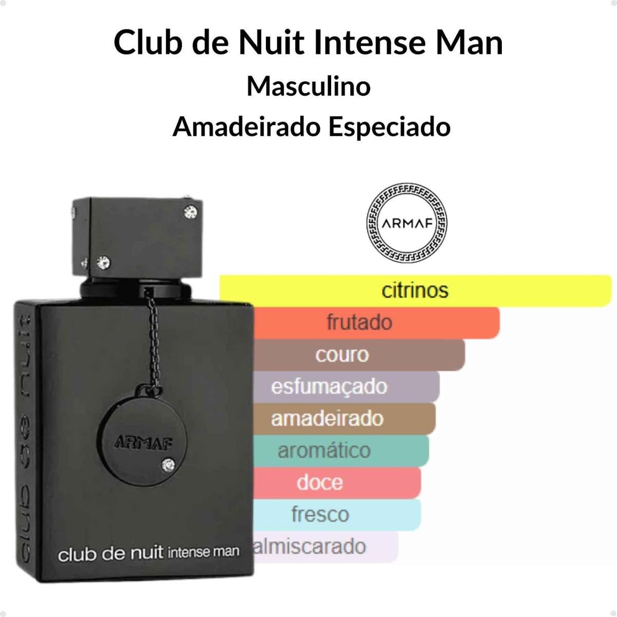 Intendse Perfume Arabe Masculino Armaf Club De Nuit Intense EDT 105ml - Preto ...