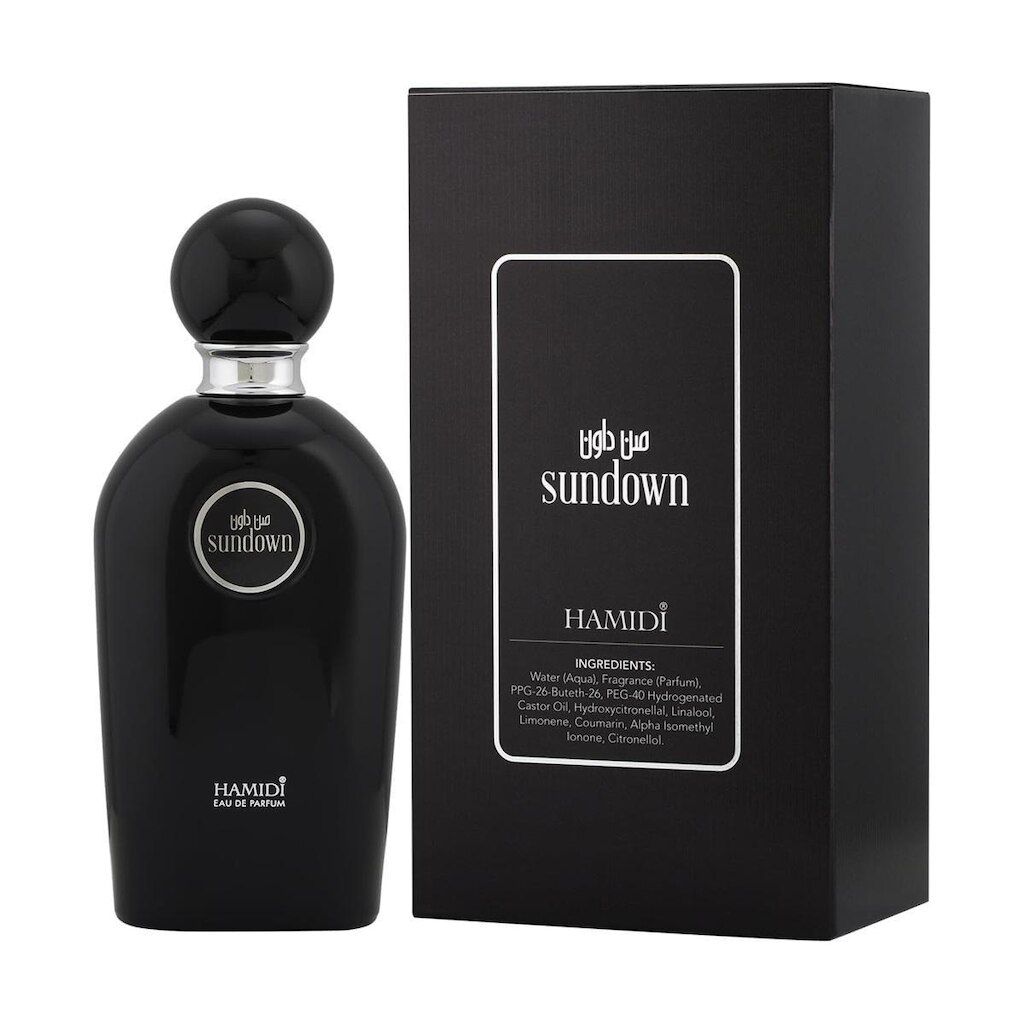 Perfume Árabe Sundown Hamidi EDP Unisex de 100ml