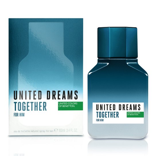 Perfume Benetton United Dreams Together For Him Masculino EDT 100ml - Incolor Menor preço em Perfume Benetton United Dreams Together For Him Masculino EDT 100ml - Incolor