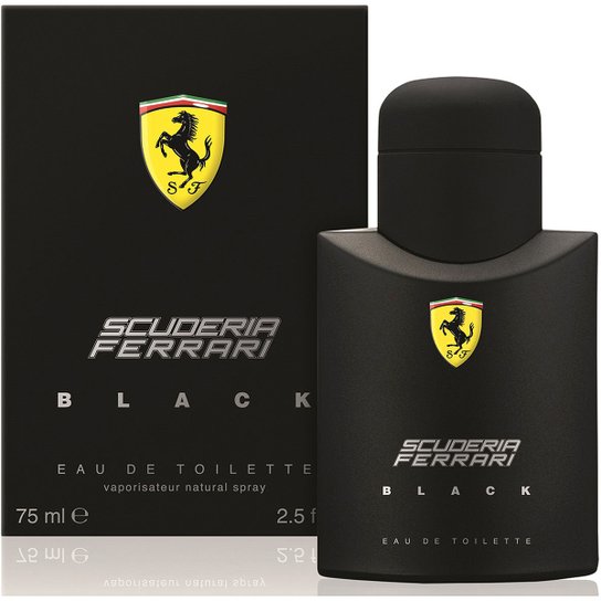 Perfume Black Masculino Ferrari EDT 75ml - Incolor Menor preço em Perfume Black Masculino Ferrari EDT 75ml - Incolor