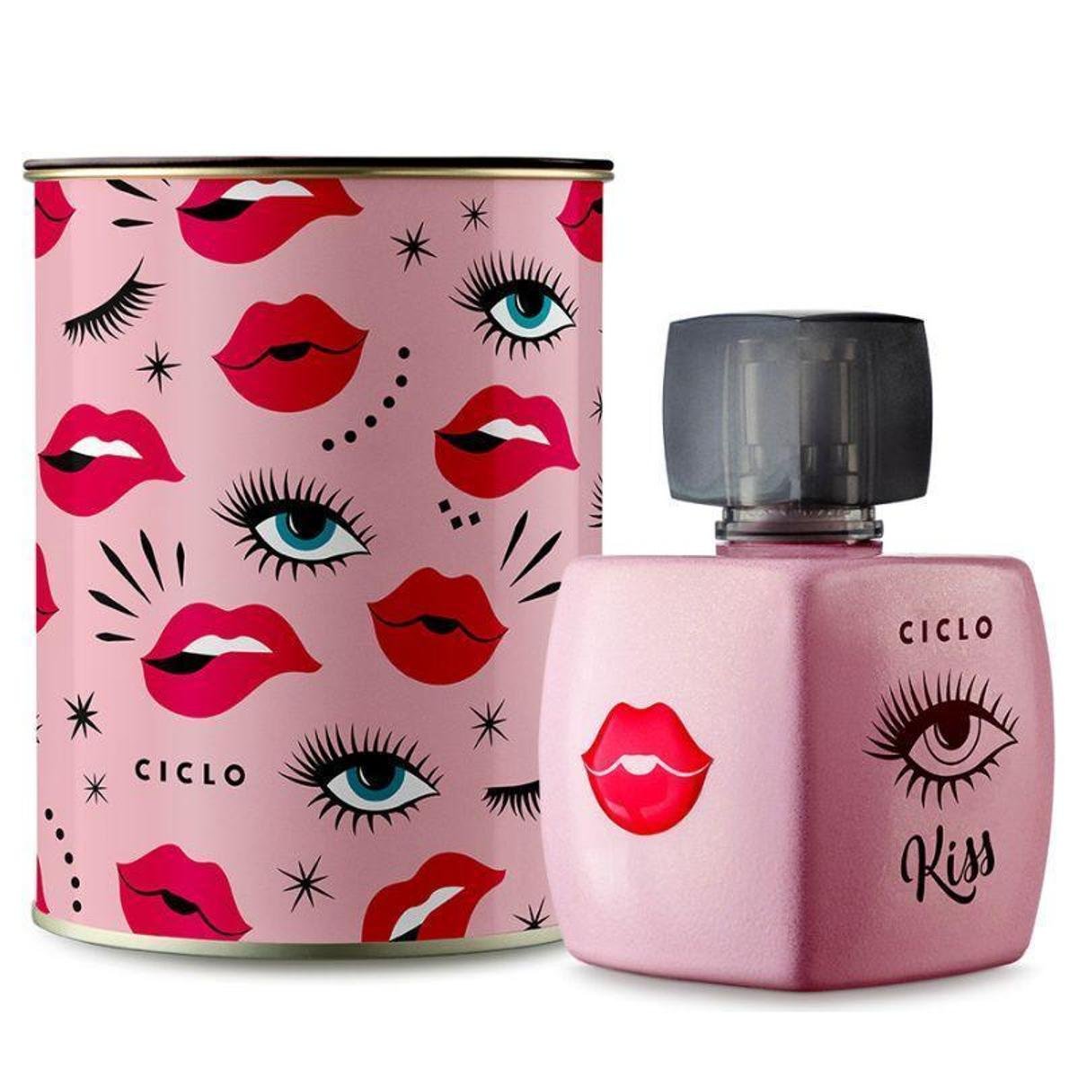 Perfume Ciclo Kiss ( lata ) Feminino 100 ml ' Incolor Netshoes