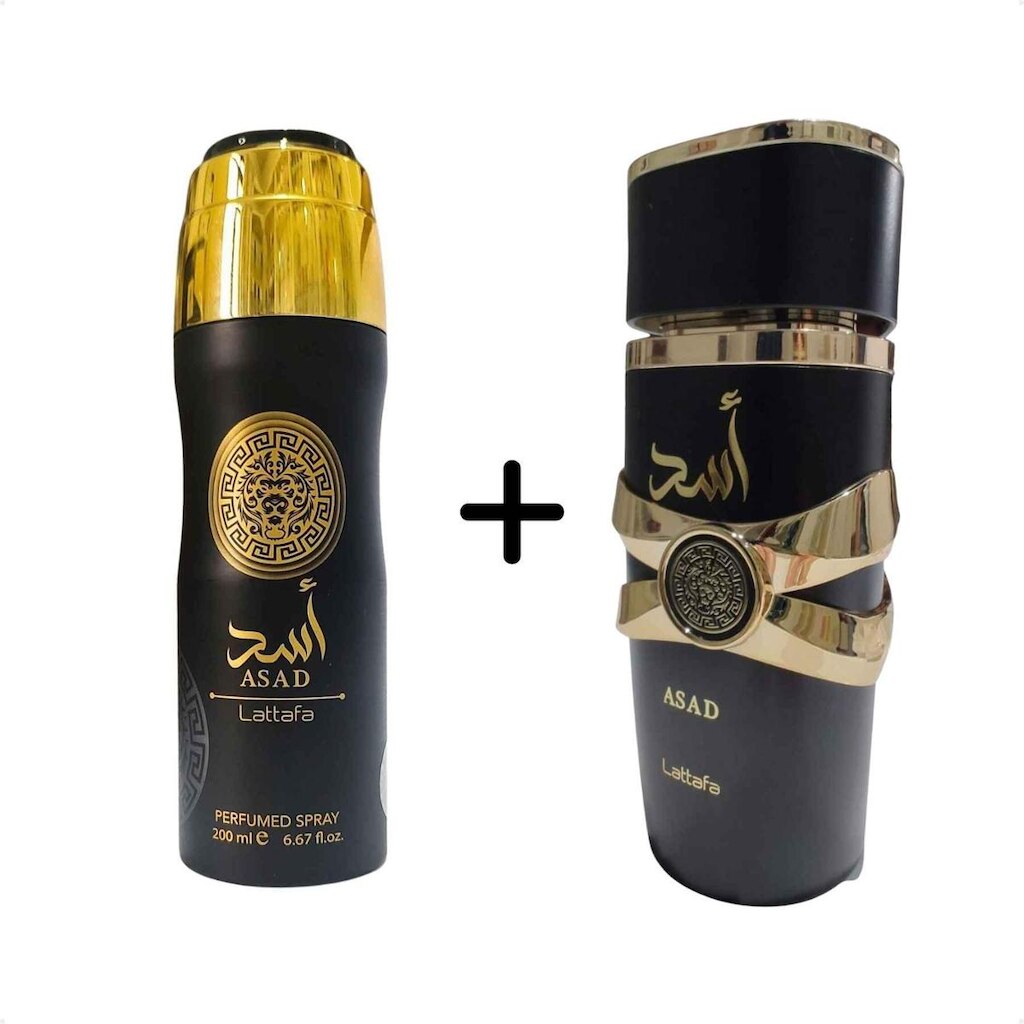 Perfume + Desodorante Arabe Asad Masculino Lattafa