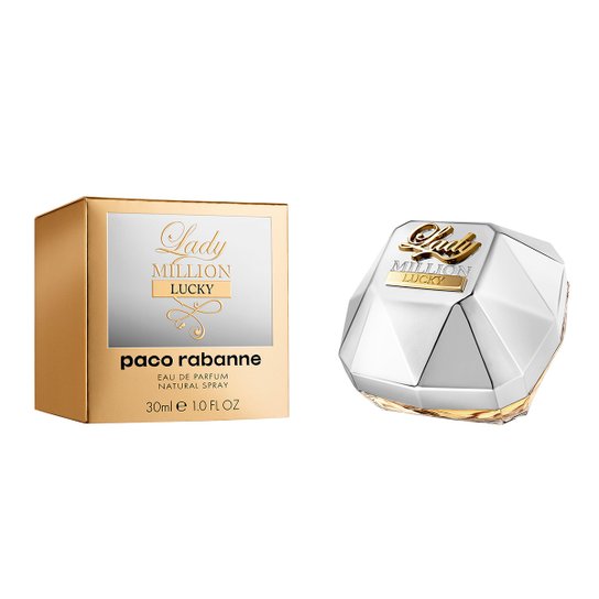 Perfume Feminino Lady Million Lucky Paco Rabanne Eau de Parfum 30ml - Incolor Menor preço em Perfume Feminino Lady Million Lucky Paco Rabanne Eau de Parfum 30ml - Incolor