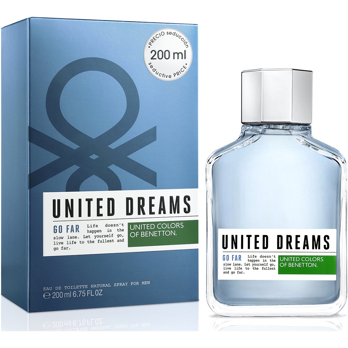 Perfume Masculino United Dreams Go Far Eau de Toilette 200ml Incolor Netshoes