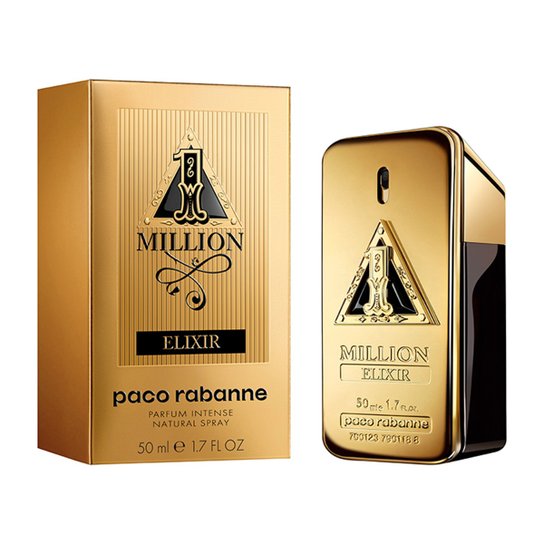 Perfume Paco Rabanne 1 Million Elixir Eau de Toilette Masculino 50ml - Incolor Menor preço em Perfume Paco Rabanne 1 Million Elixir Eau de Toilette Masculino 50ml - Incolor
