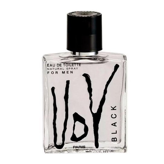 Perfume UDV Black Ulric De Varens Eau de Toilette Masculino 100ml - Preto Menor preço em Perfume UDV Black Ulric De Varens Eau de Toilette Masculino 100ml - Preto