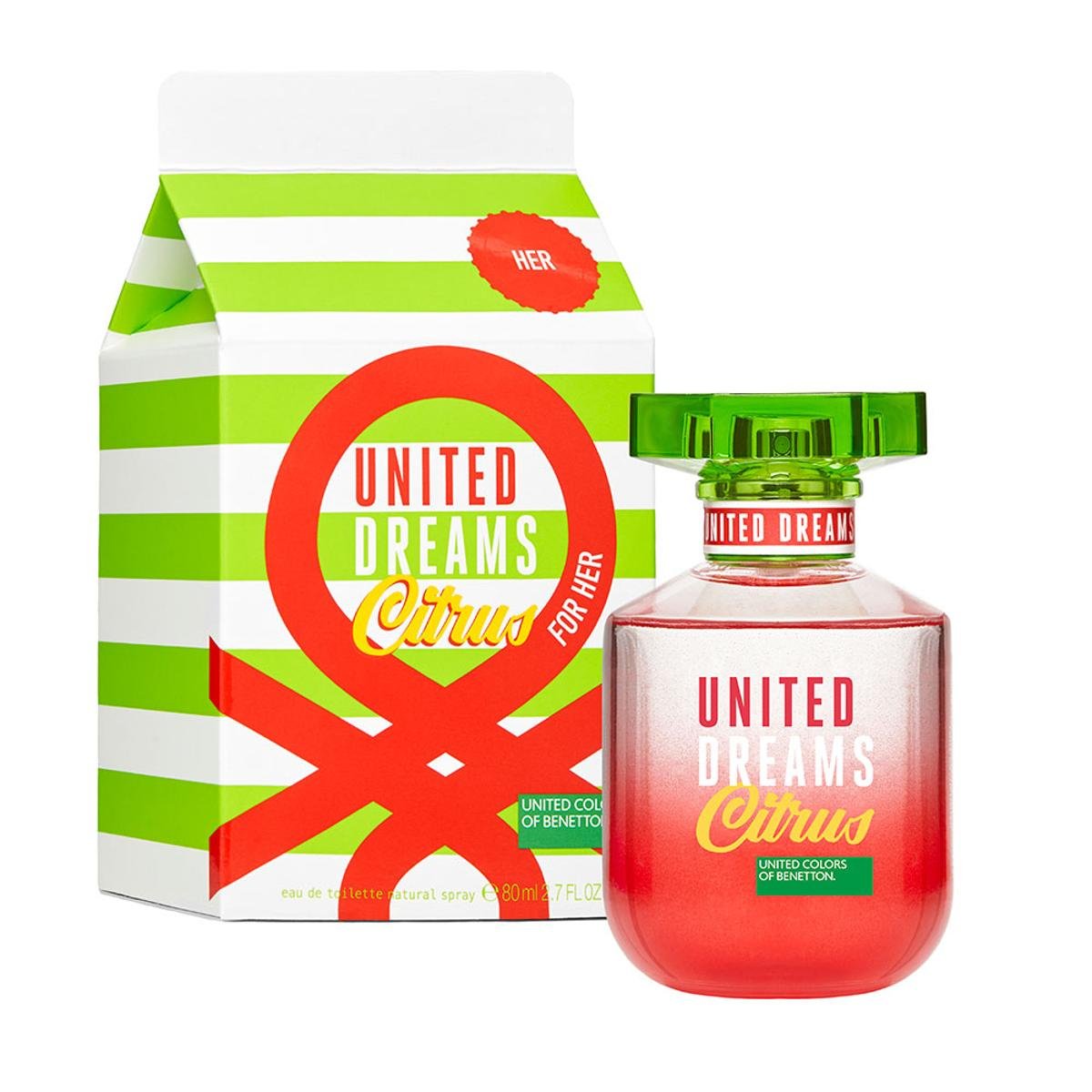 Perfume United Dreams Citrus for Her EDT Feminino 80ml