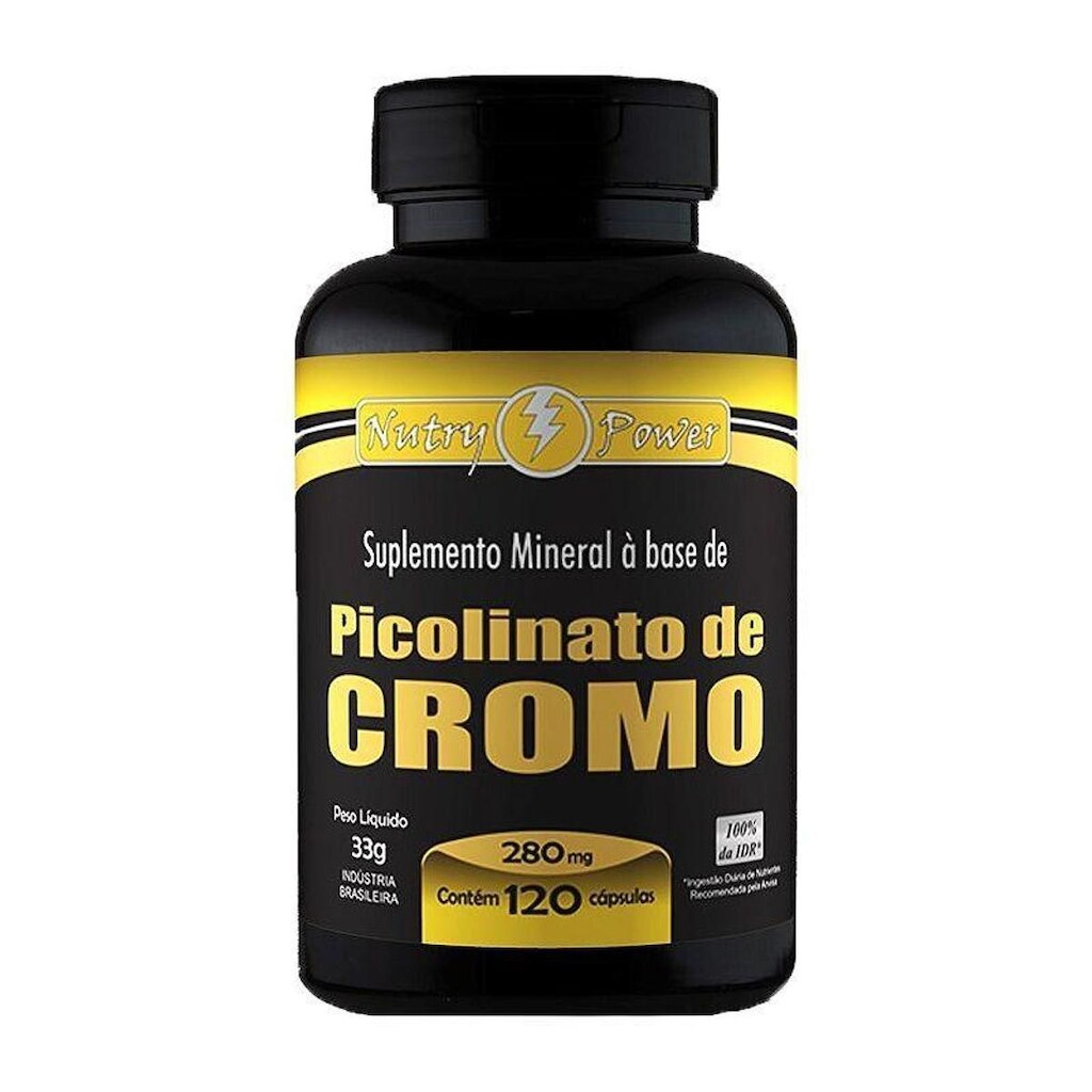 Picolinato de Cromo 280mg Nutry Power 120 cápsulas