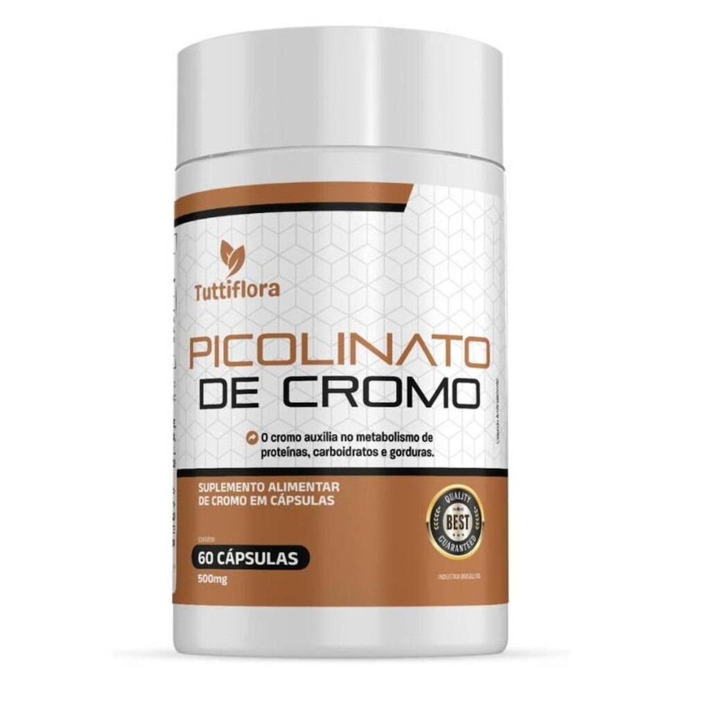 Picolinato de Cromo 60 Cápsulas Tuttiflora