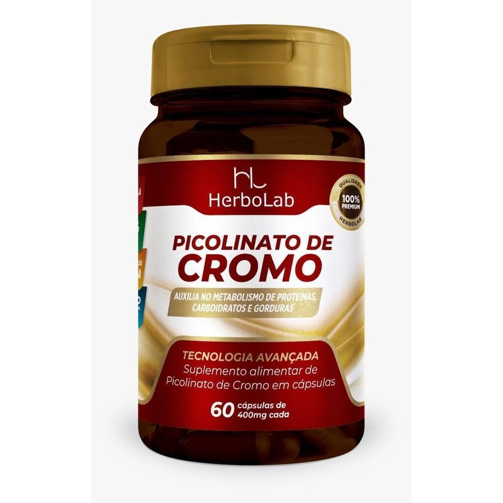 Picolinato De Cromo - 714% Vdr Nível Máximo De Cromo.