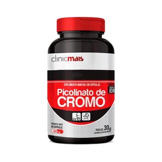 Picolinato de Cromo  Clinic Mais   60 Cápsulas