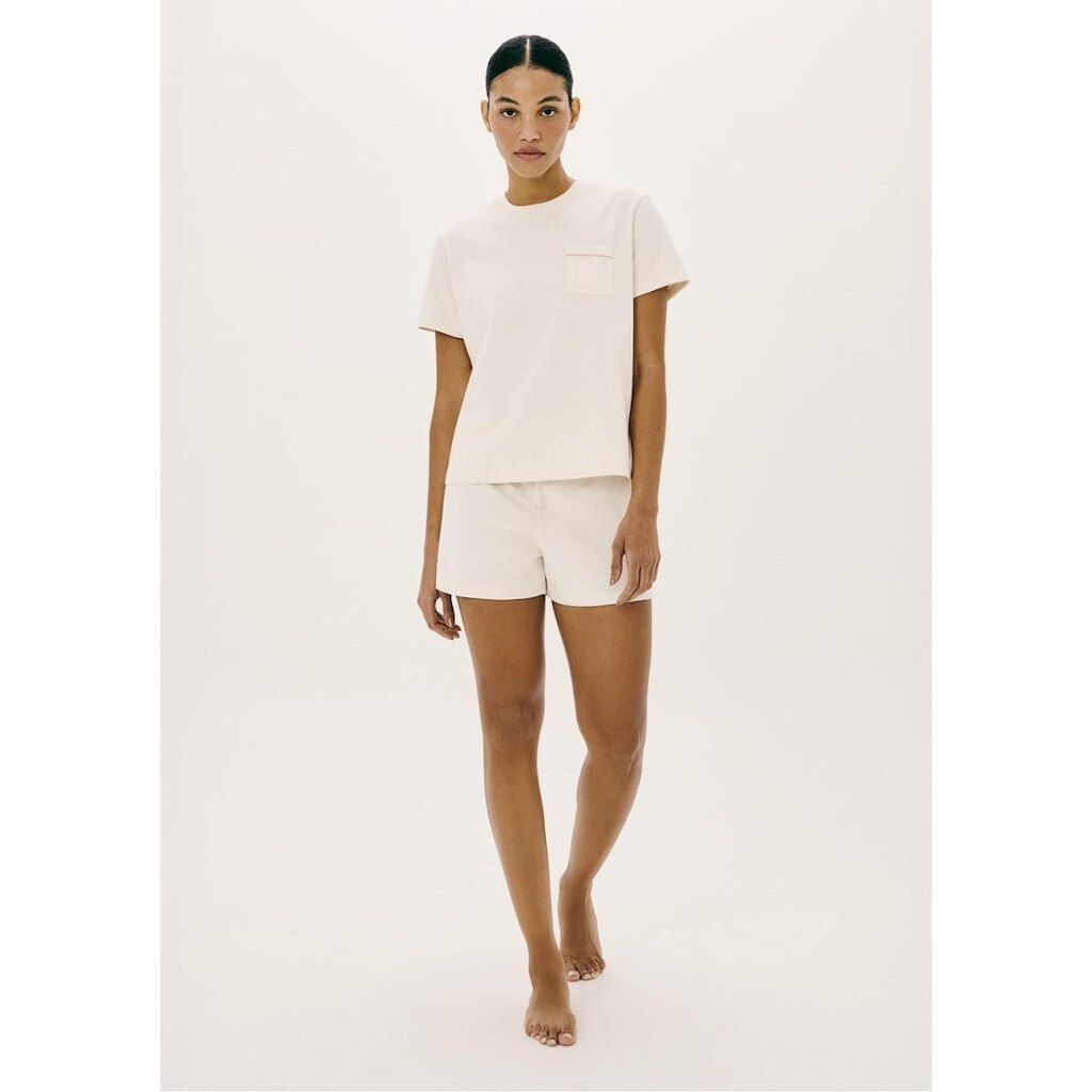 Pijama Curto Feminino Com Linho