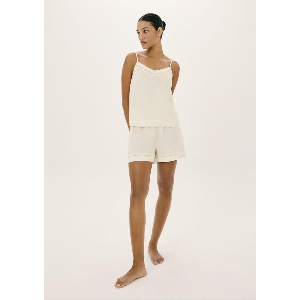 Pijama Curto Feminino Com Renda
