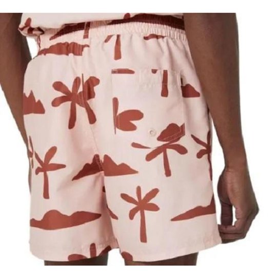 Pijama Curto Hering Mescla Botão Masculino - Rosa Menor preço em Pijama Curto Hering Mescla Botão Masculino - Rosa