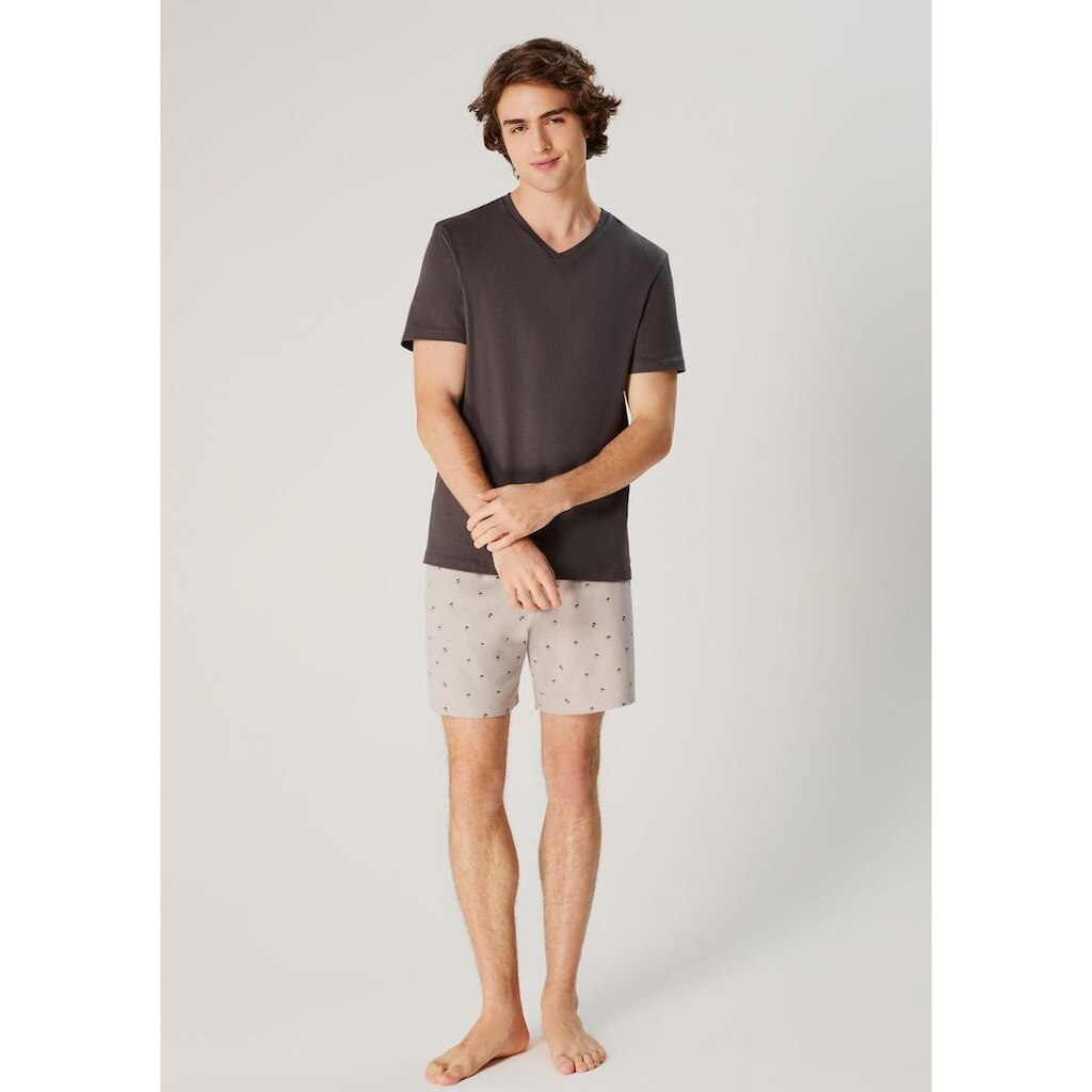 Pijama Curto Masculino Com Samba Canção