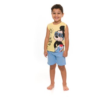 Pijama Infantil Evanilda Disney Mickey Masculino