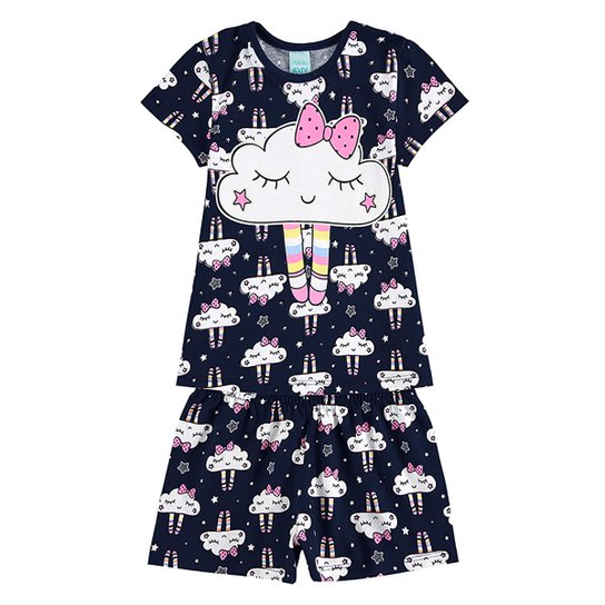 Pijama Infantil Kyly Nuvem Brilho no Escuro Feminino - Marinho é ruim? Pijama Infantil Kyly Nuvem Brilho no Escuro Feminino - Marinho é boa?