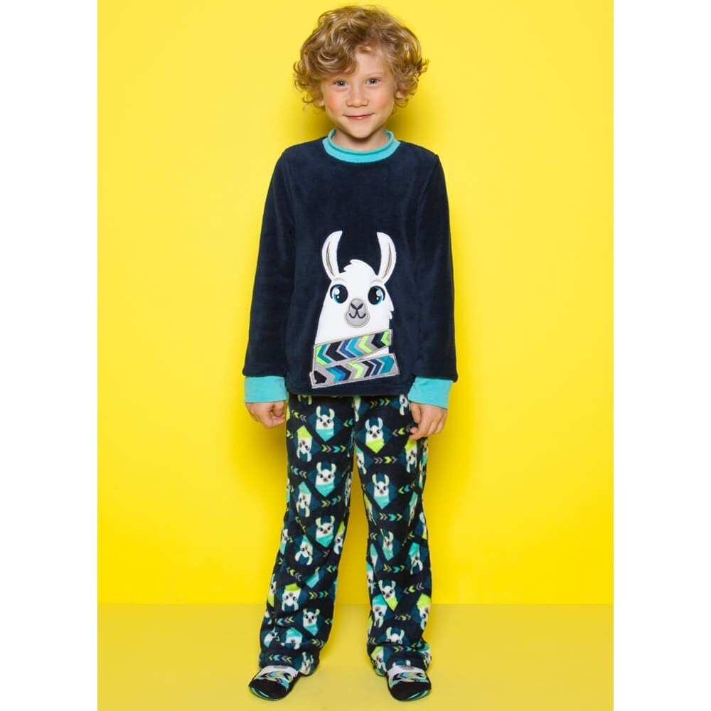 PraQNome - Macacão Infantil Feminino Soft Fleece Constelação