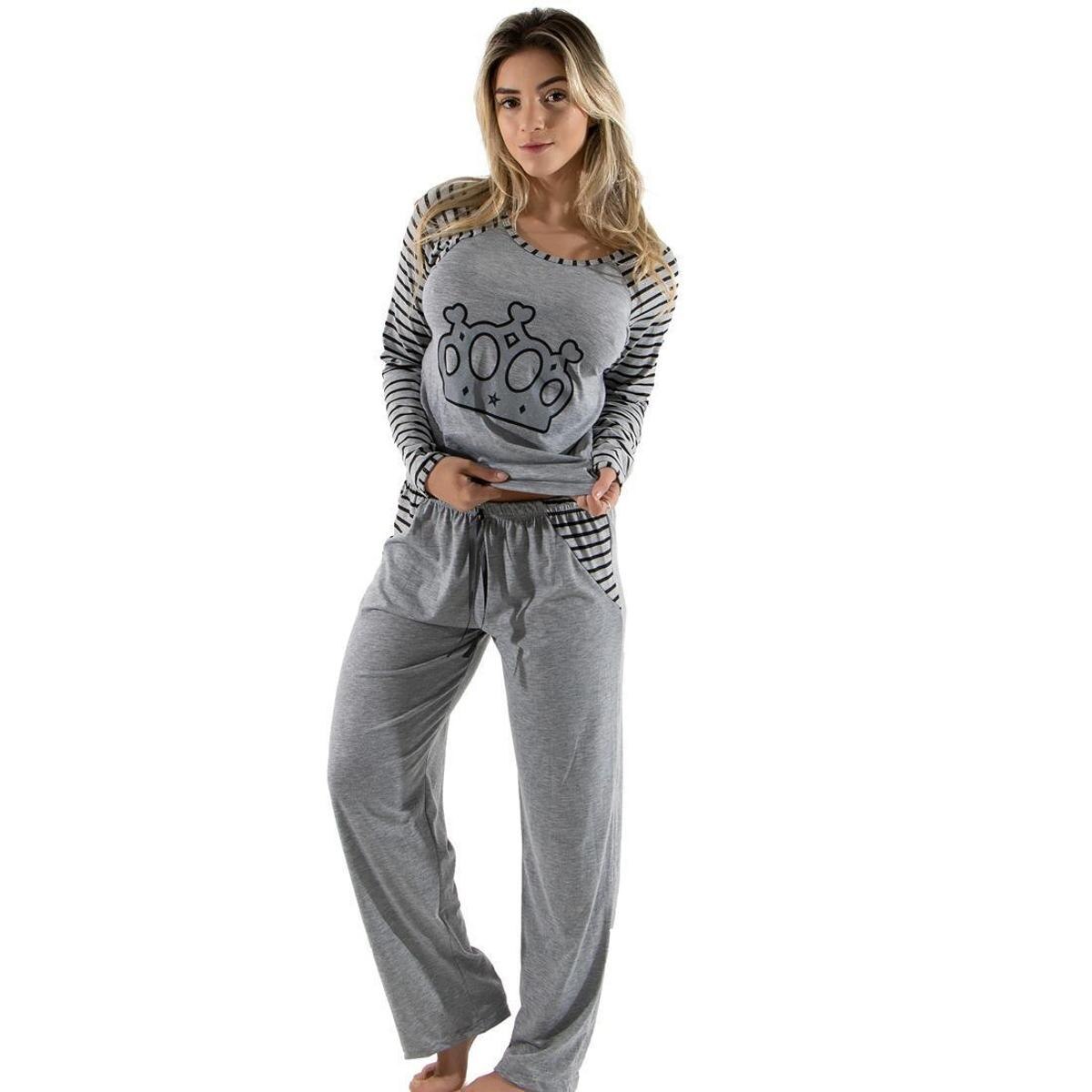 Menor preço em Pijama Linha Noite Longo 304 Feminino