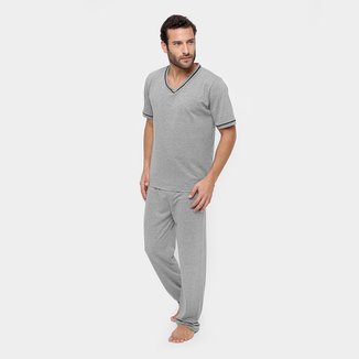 Pijama Lupo Gola V Longo Masculino