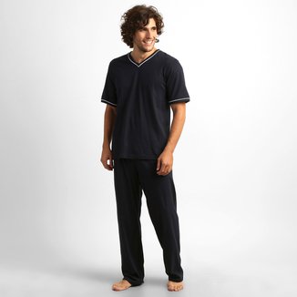 Pijama Lupo Gola V Longo Masculino