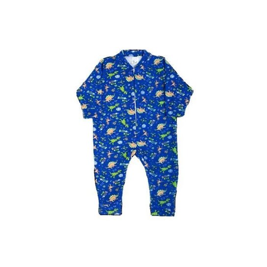 Pijama Macacão Infantil Soft - Mafessoni - Marinho Menor preço em Pijama Macacão Infantil Soft - Mafessoni - Marinho