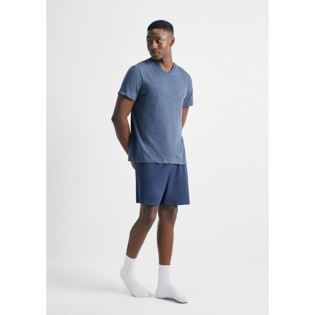 Pijama Masculino Curto Com Bordado