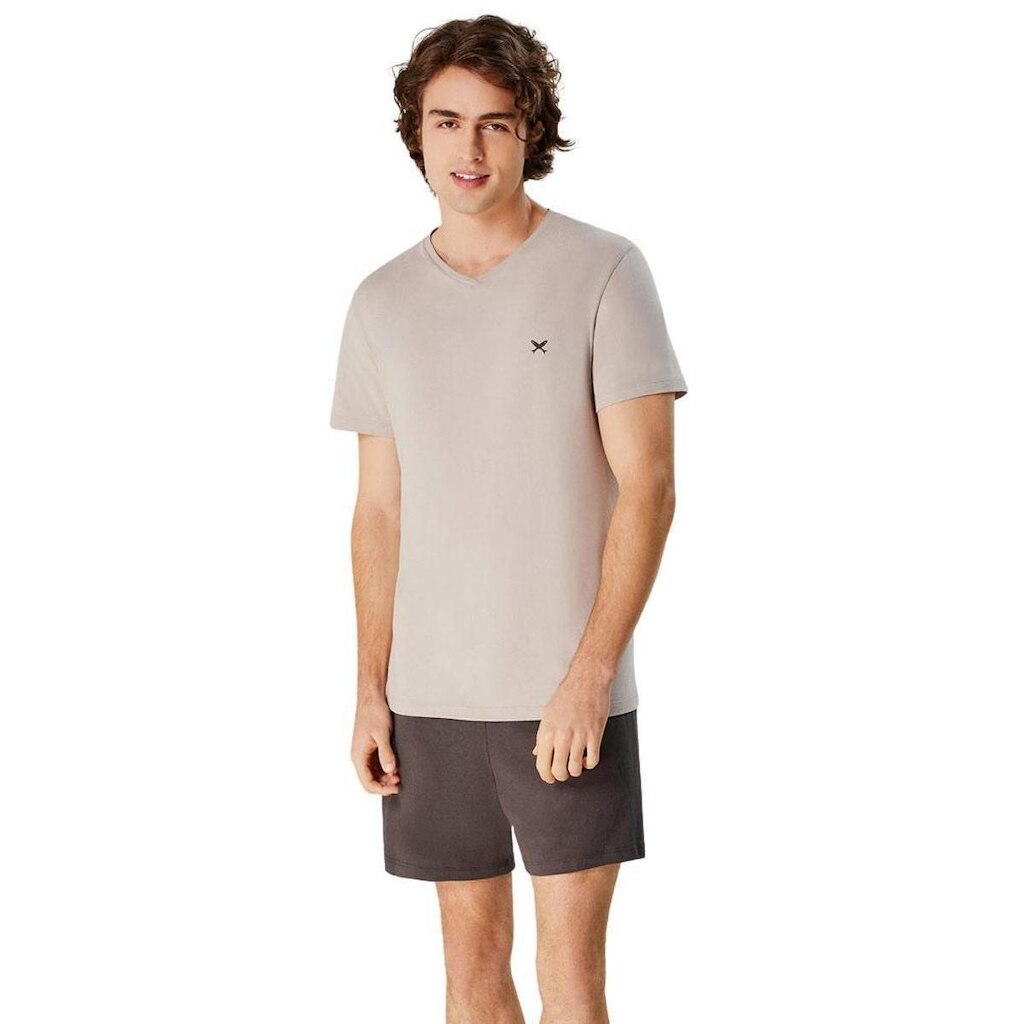 Pijama Masculino Curto Liso Hering - Algodão