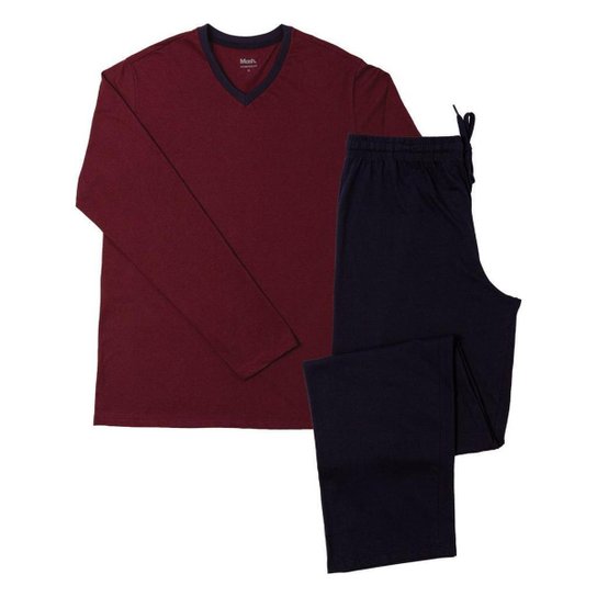 Pijama Mash Manga Longa - Azul Escuro Menor preço em Pijama Mash Manga Longa - Azul Escuro