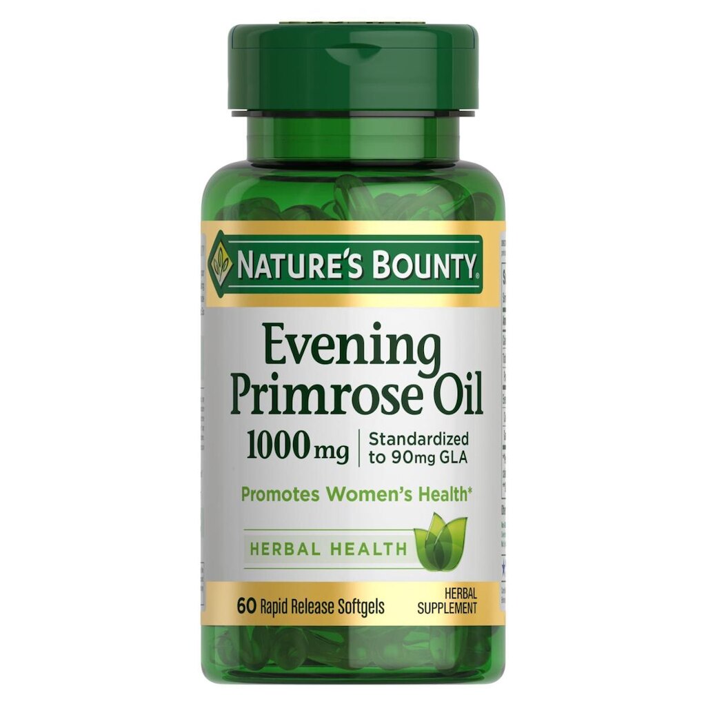 Pílulas De Óleo De Prímula Da Natureza, 1000Mg 60Ct