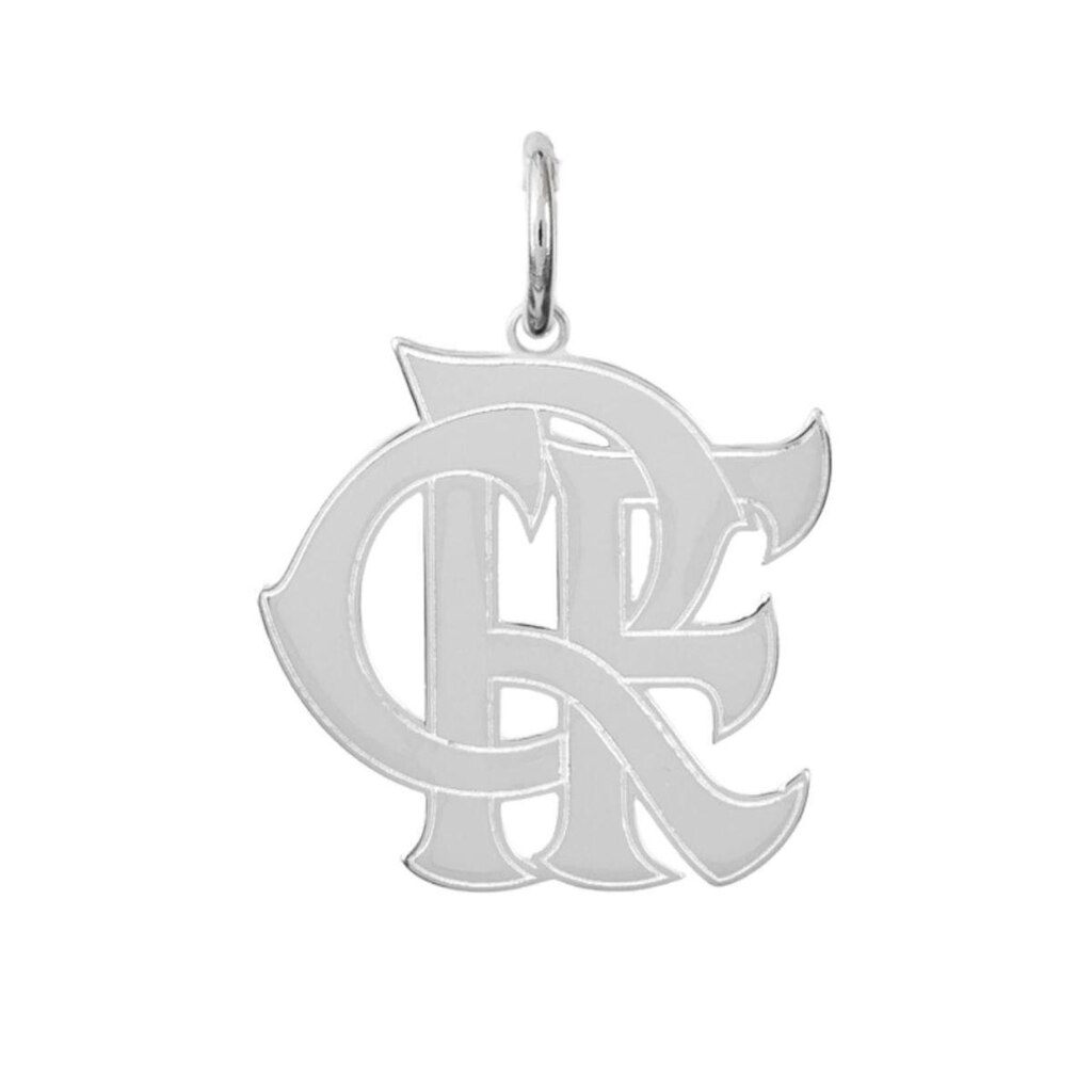 Pingente Flamengo CRF em Prata 925
