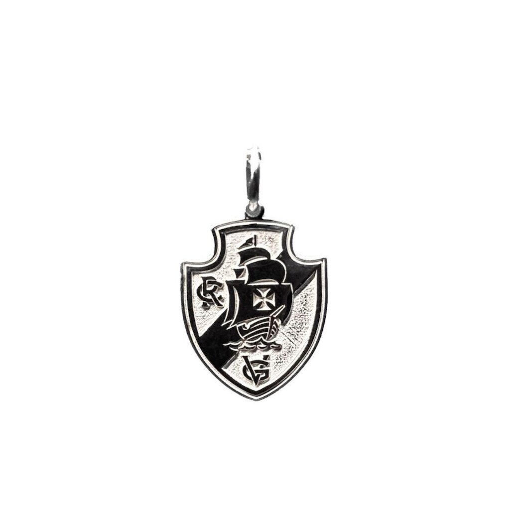 Pingente Vasco Escudo em Prata 925