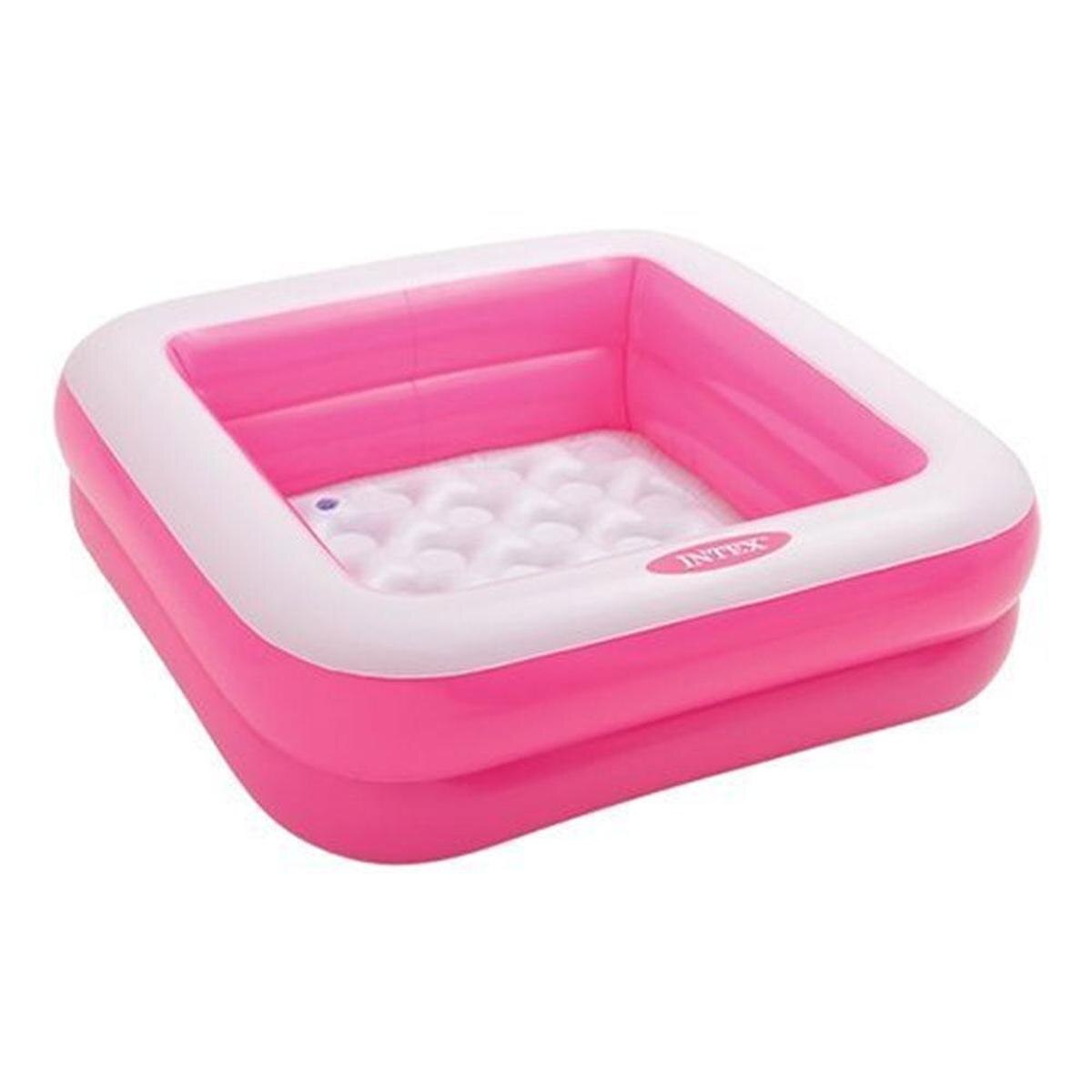 Piscina Inflável Infantil Quadrada com Base Inflável 57 Litros Intex ...