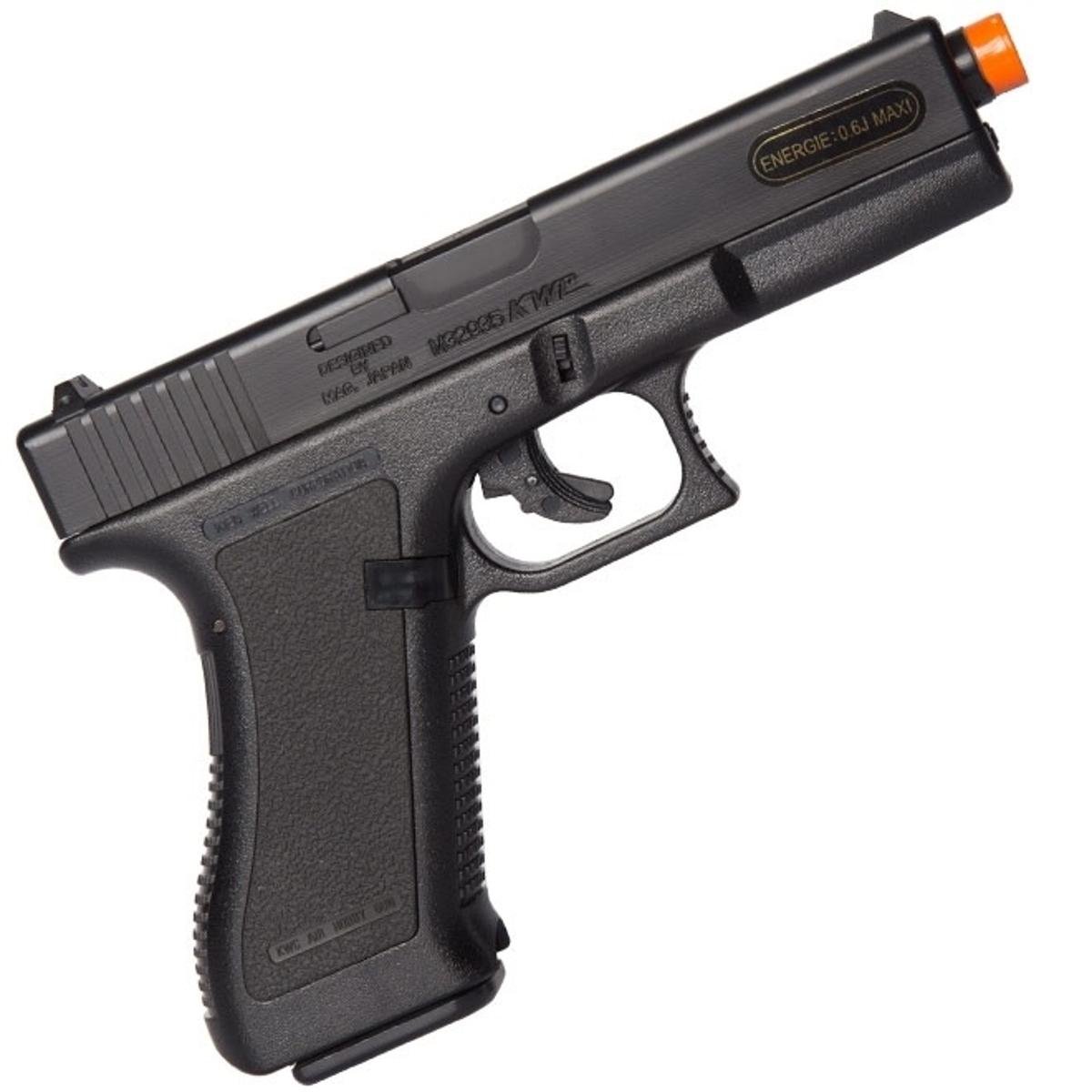 Pistola Airsoft Glock G7 Kwc Spring Gun 6 Mm + 2.000 Bbs Netshoes