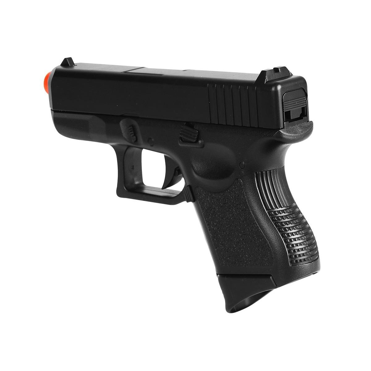 Pistola Airsoft Spring Glock Baby P360 + BBs BB King 0.12g Netshoes