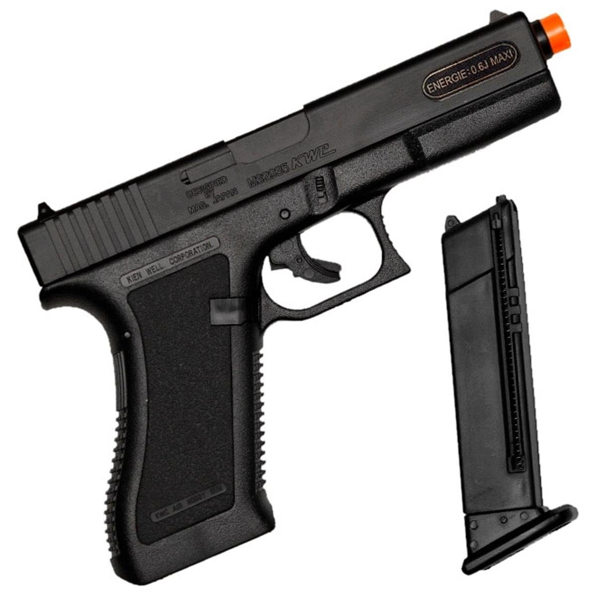 Pistola airsoft spring GLOCK G7 KWC 6mm Netshoes