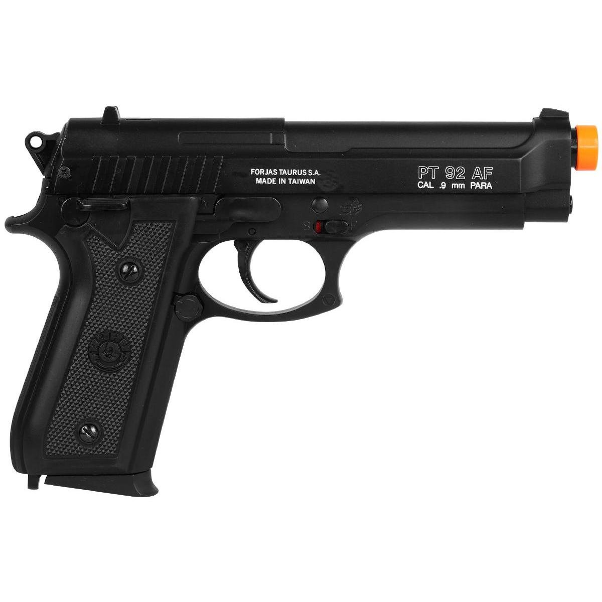 Pistola Airsoft Taurus Spring PT92 Slide Metal Preto Netshoes