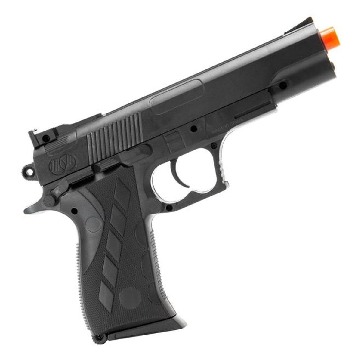 Pistola de Airsoft 1911SW Spring 120fps Vigor Preto Netshoes