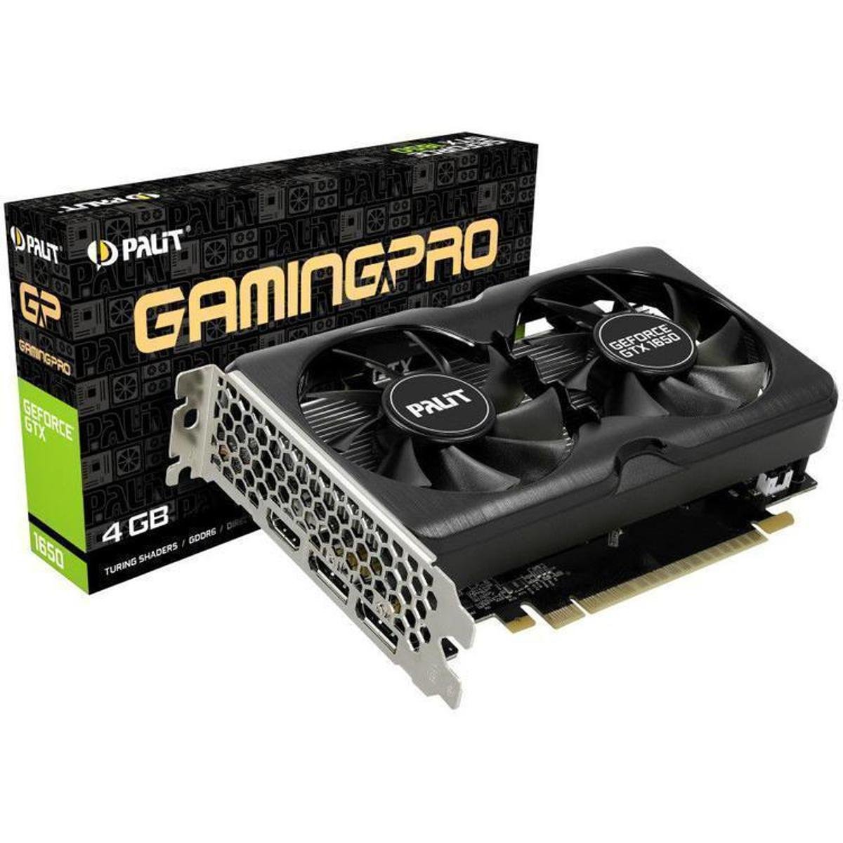 Placa de Vídeo Palit GeForce GTX 1650 4GB Menor preço em Placa de Vídeo Palit GeForce GTX 1650 4GB