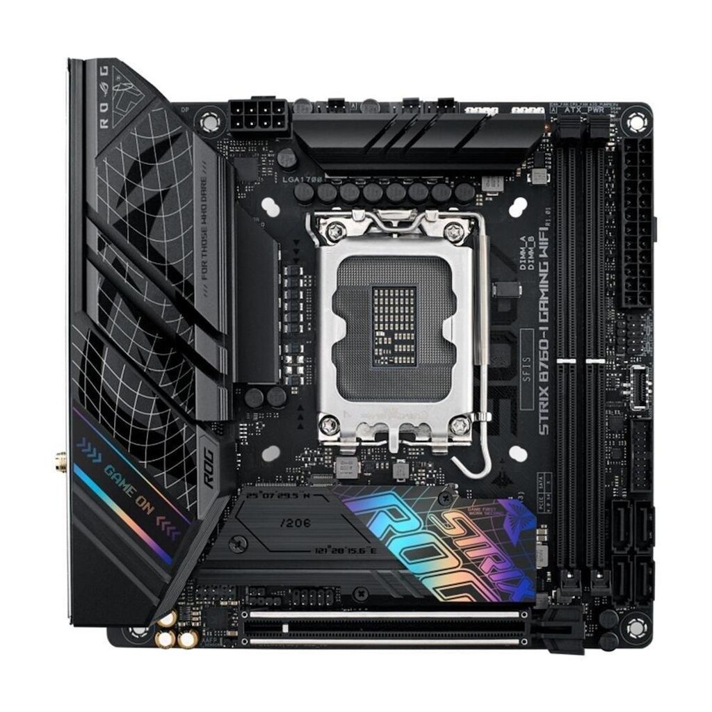 Placa-Mãe ASUS Rog Strix B760-i Gaming WiFi, Preto - 90MB1D90-M0EAY0