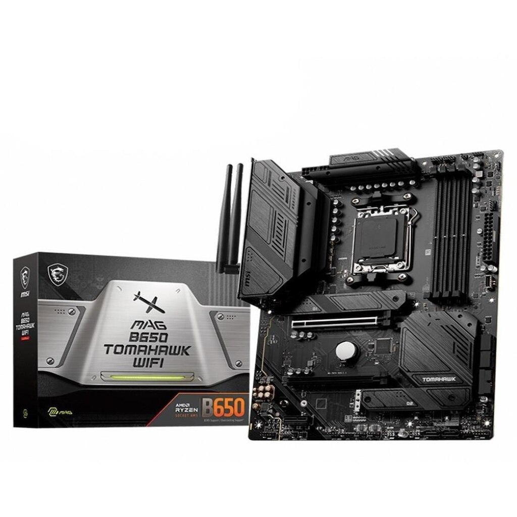 Placa-Mãe B650 MSI MAG Tomahawk Wi-Fi, AMD AM5, ATX, DDR5, - MAG B650 TOMAHAWK WIFI