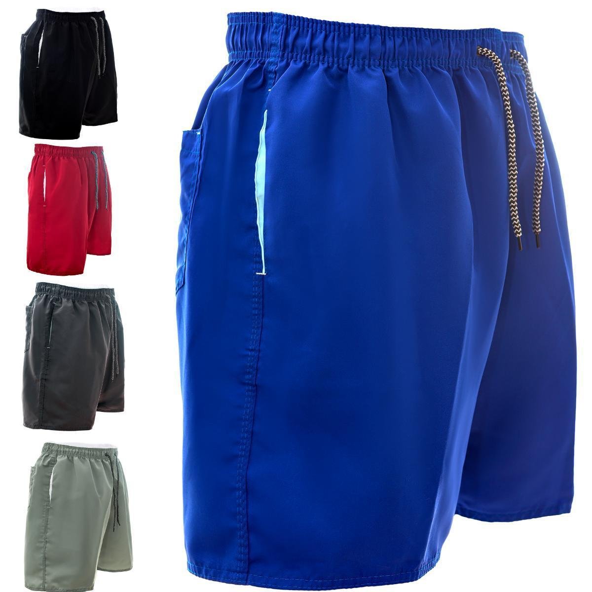 Plus Size Short tactel Masculino Tecido Grosso Kit Com 5 Menor preço em Plus Size Short tactel Masculino Tecido Grosso Kit Com 5