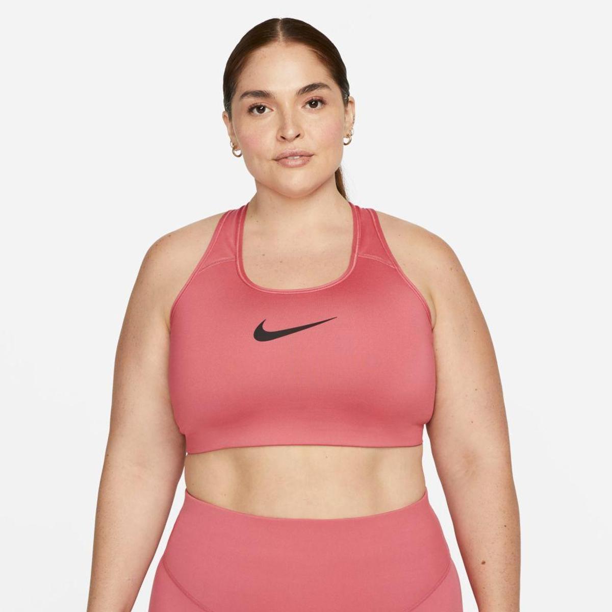 Nike Top Rosa Plus Size - Top Nike Swoosh Feminino - Rosa | Netshoes