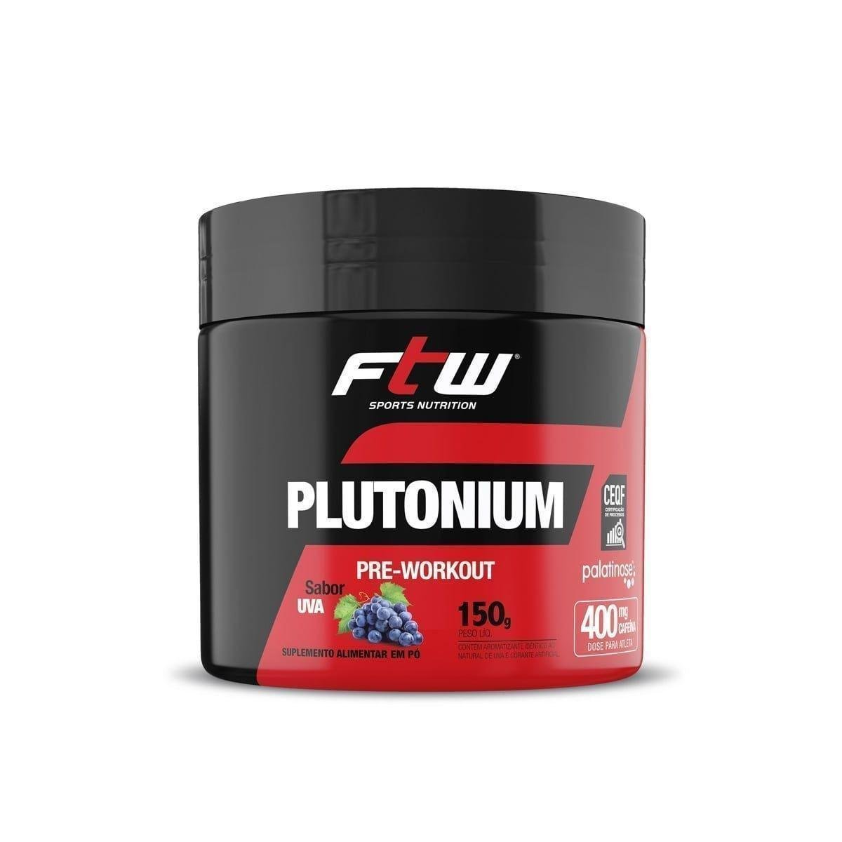 Plutonium Pre Workout 150g FTW Netshoes Plutonium Pre Workout 150g FTW Netshoes