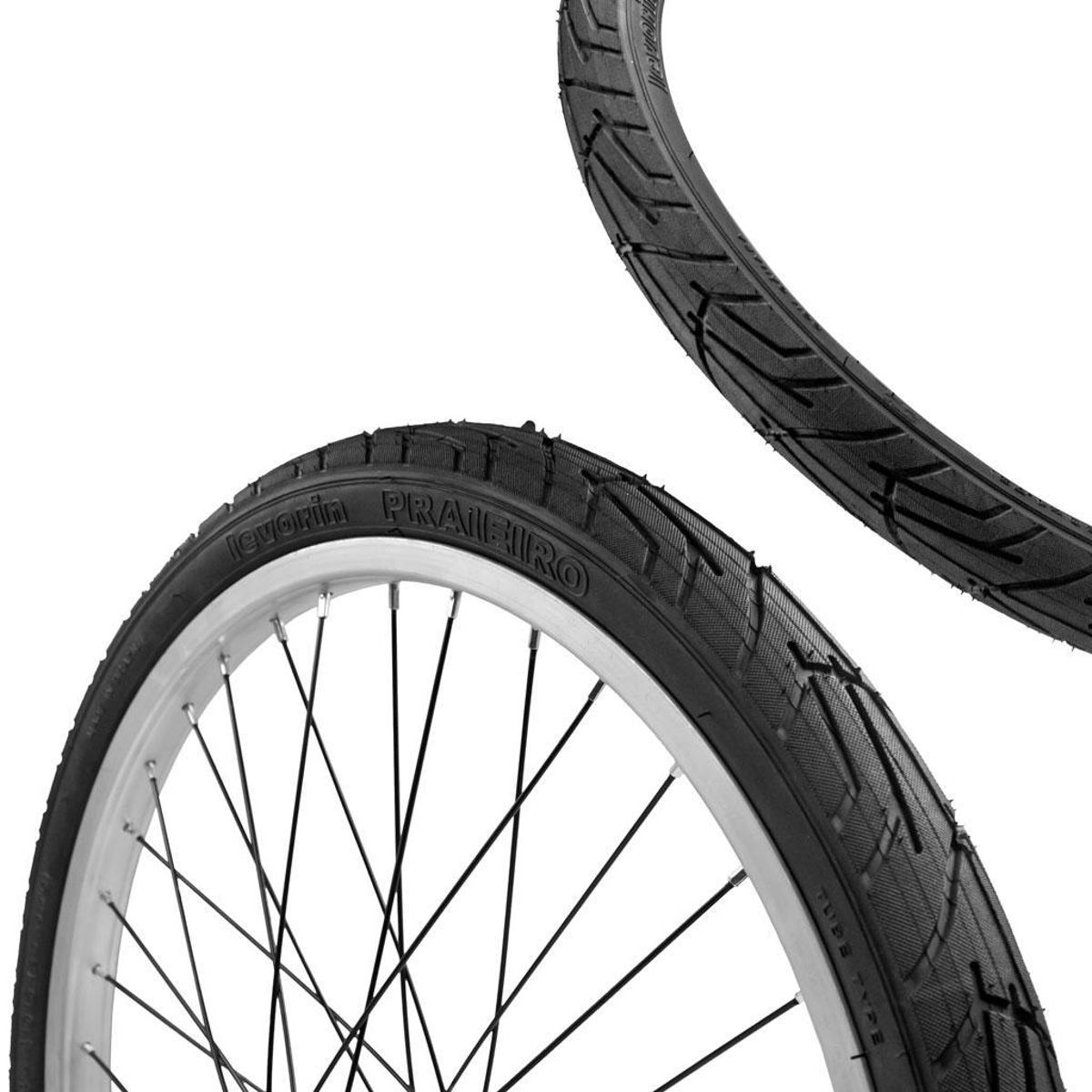 Pneumatici PRO+ P-1171 20x1,95 Viola Con Tubi E Strisce Cerchioni, Set Completo Da 6 Pezzi